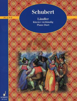 Schubert Landler for Piano 4 Hands (Kinsky) (Grade 2 - 3)