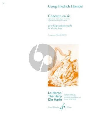 Handel Concert Si bemol majeur Op. 4 No. 6 pour Harpe celtique (Odette Le Dentu)