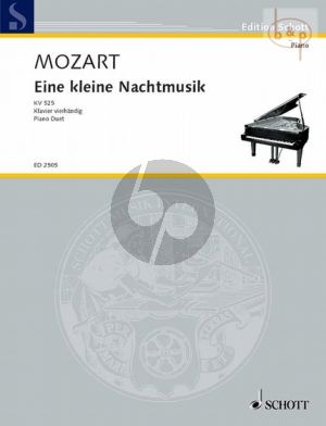 Eine Kleine Nachtmusik KV 525 for Piano 4 Hands