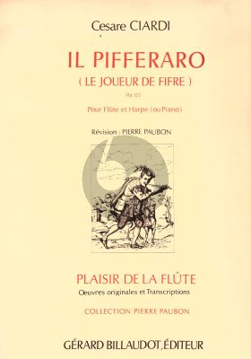 Ciardi Il Pifferaro Op. 122 Flute and Harp (Pierre Paubon)