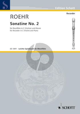 Sonatine No.2 F-major Descant Recorder -Piano
