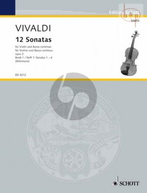 12 Sonaten Op.2 Vol.1 Violine und Bc