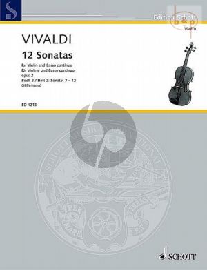 12 Sonaten Op.2 Vol.2 Violine und Bc