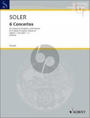 Soler 6 Concertos Vol.1 (No.1 - 3) (2 Organs or Harpsichords) (edited by M.S.Kastner)