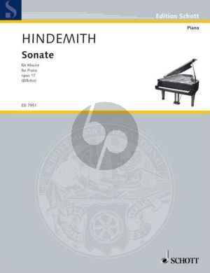 Hindemith Sonate Op. 17 Klavier (1920)