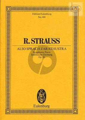 Also Sprach Zarathustra Op.30 (Tone Poem) (Study Score)