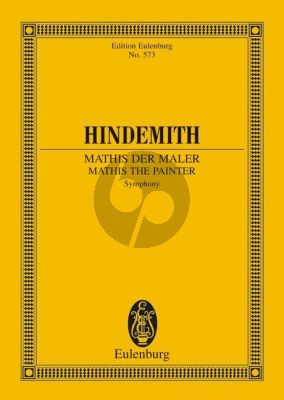 Hindemith Mathis der Maler (Symphonie) Studienpartitur