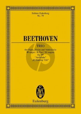 Beethoven Klaviertrio Op.97 Study Score