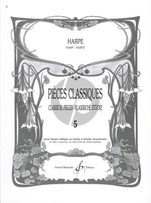 Album Pieces Classiques vol.5 pour Harpe (Edition par Dominig Bouchaud) (Moyen)