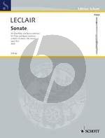 Leclair Sonate e moll op.9 nr.2 Flote-Bc