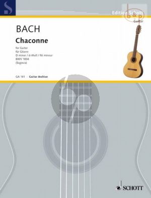 Chaconne aus der Partita d-moll BWV 1004 Guitar