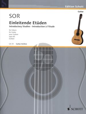 Einleitende Etuden Op.60 fur Gitarre