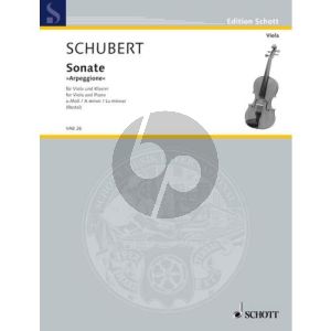 Schubert Sonate Arpeggione D.821 Viola-Klavier