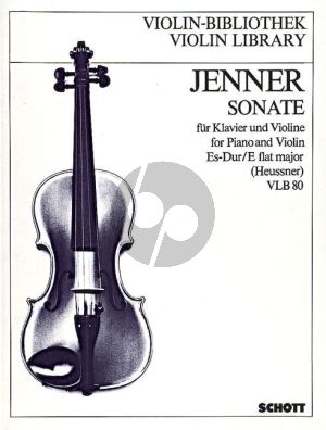 Jenner Sonate Es-dur Violine-Klavier (Horst Heussner)