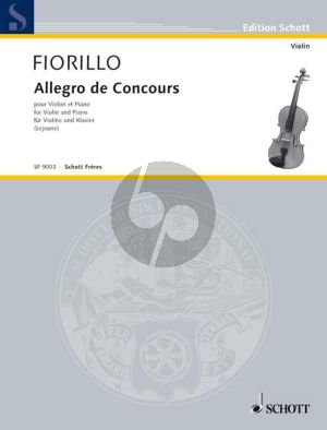 Fiorillo Allegro de Concours Violin and Piano