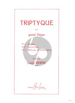 Vierne Triptyque Op. 58 Orgue