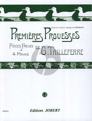 Taileferre Premieres Prouesses Piano 4 mains (6 Easy Pieces)