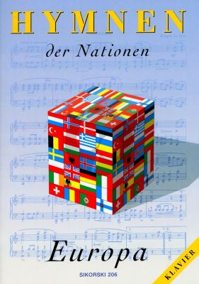 Album Hymnen der Nationen Europ fur Klavier Solo mit Text Beilage