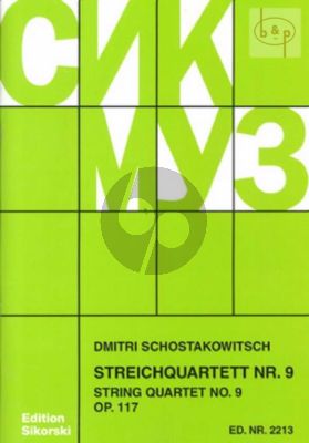 Shostakovich Streichquartett No.9 Op.117 Es-dur Stimmen