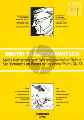 6 Romanzen nach Japanischer Dichter opus 21