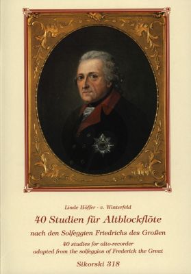 Grosse 40 Studien nach Solfeggien Friedrichs des Grossen (edited by L.Hoffer von Winterfeld)