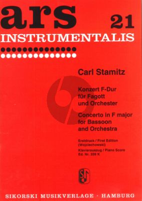 Stamitz Konzert F-dur Fagott-Orch. (KA) (Johannes Wojciechowski)
