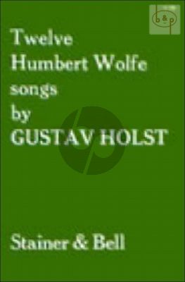 12 Humbert Wolfe Songs