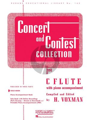 Concert and Contest Collection for Flute (Flute part) (Himie Voxman)