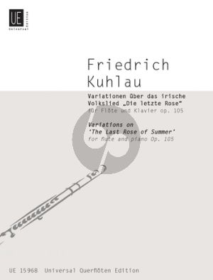 Variationen uber das irische Lied 'Die letzte Rose' Op.105 Flute-Piano