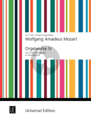 Mozart Orgelwerke Vol.4 (3 Stucke KV 594, 608 und 616)