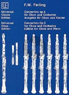 Concertino Op.5 Oboe-Orchester Klavierauszug
