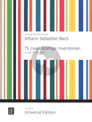 Bach 15 zweistimmige Inventionen fur 2 Flöten (Arrangiert von Peter Kolman)