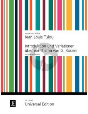 Tulou Variationen thema Rossini "Non più mesta - La Cenerentola" Op.55 Flote und Klavier (Gerhard Braun)