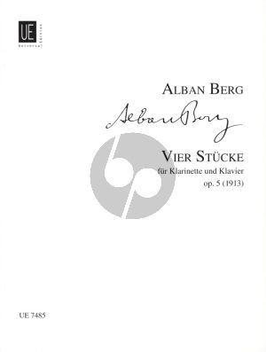 Berg 4 Stücke Op.5 (1913) fur Klarinette und Klavier