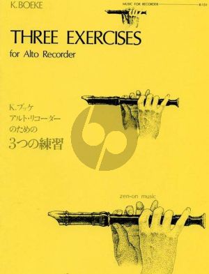 Boeke 3 Exercises for Treble Recorder