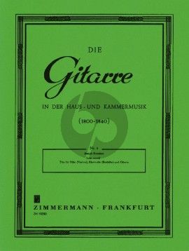 Kreutzer Trio A-dur Op.16 Flote [Violine]-Klarinette [Viola]-Gitarre (Part./Stimmen)