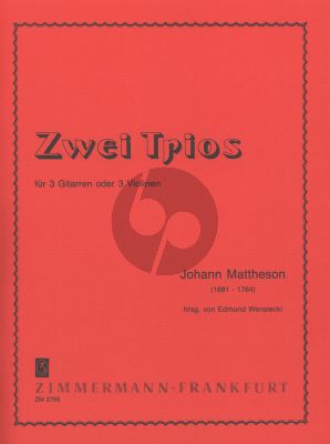 Mattheson 2 Trios 3 Gitarren oder 3 Violinen (Edmund Wensiecki)