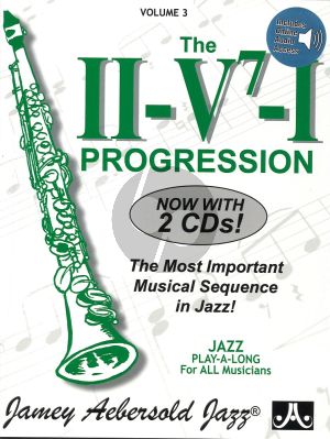 Jazz Improvisation Vol.3 The II/V7 /I Progression for Any C, Eb, Bb, Bass Instrument or Voice - Beginner/Intermediate (Bk-Audio Online)