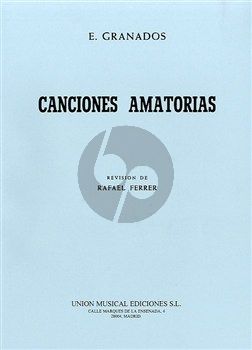 Canciones Amatorios Voice-Piano