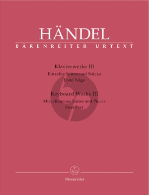 Handel Klavierwerke vol.3 Miscellaneous Suites and Pieces