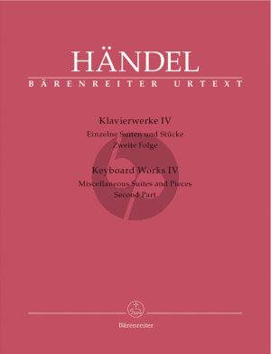 Handel Klavierwerke vol.4 Miscellaneous Suites and Pieces