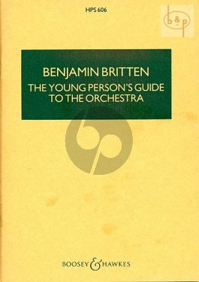 Young Persons Guide to the Orchestra Op.34 Study Score