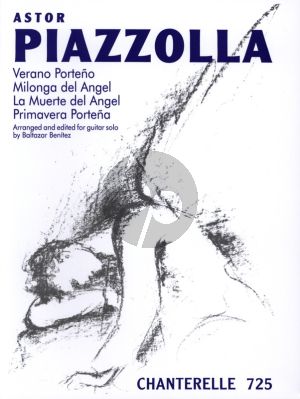Piazzolla 4 Piezas Guitar (Baltazar Benitez)