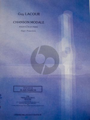 Lacour Chanson Modale Flute-Piano