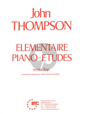 Thompson Elementaire Piano Etudes 1e Trap uitgave in Nederlands