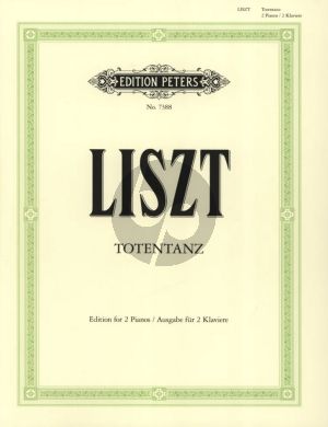 Liszt Totentanz fur 2 Klaviere (edited by Emil von Sauer) (Peters)