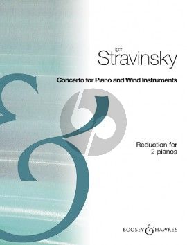 Strawinksy Concerto for Piano - Wind instruments Reduction for 2 Pianos by the composer