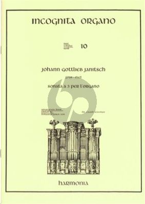 Janitsch Sonate a 3 Orgel (Incognita Organo 10)