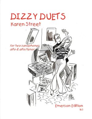 Street Dizzy Duets for 2 Saxophones (AA/AT) (Score/Parts)