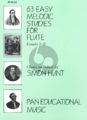 63 Easy Melodious Studies for Flute
